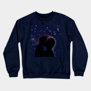 Kiss under the stars Crewneck Sweatshirt